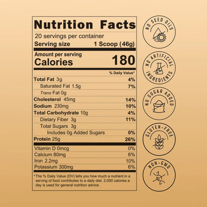 FlavCity Grass Fed Whey Chocolate Protein Powder - Chocolate Peanut Butter - 25g Protein & 10g Collagen - Made with Organic Cocoa & Coconut Milk - Gluten Free & No Added Sugars (20 Servings)
